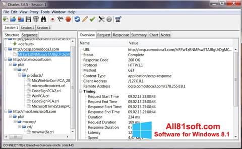 Ekrano kopija Charles Windows 8.1