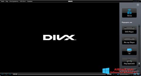 Ekrano kopija DivX Player Windows 8.1
