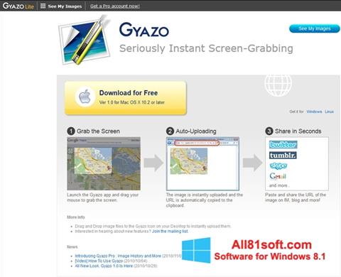 Ekrano kopija Gyazo Windows 8.1
