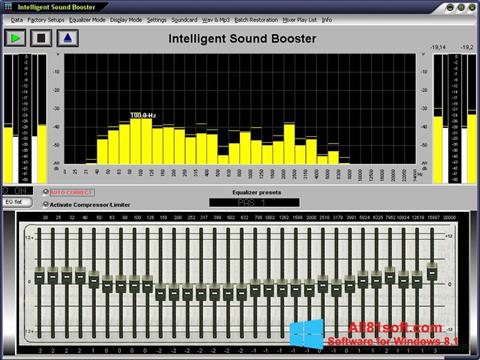 Ekrano kopija Sound Booster Windows 8.1