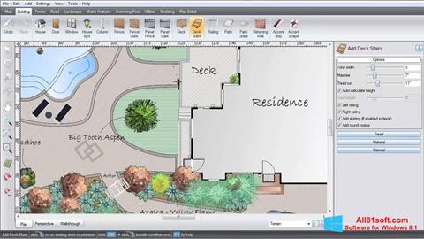 Ekrano kopija Realtime Landscaping Architect Windows 8.1