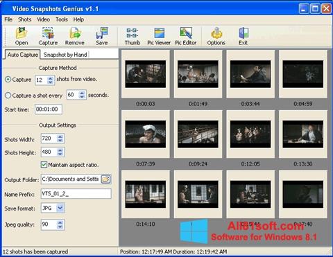Ekrano kopija SnapShot Windows 8.1