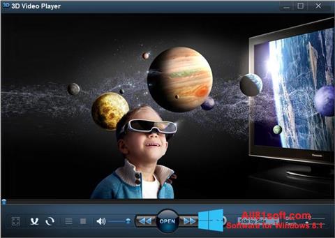 Ekrano kopija 3D Video Player Windows 8.1