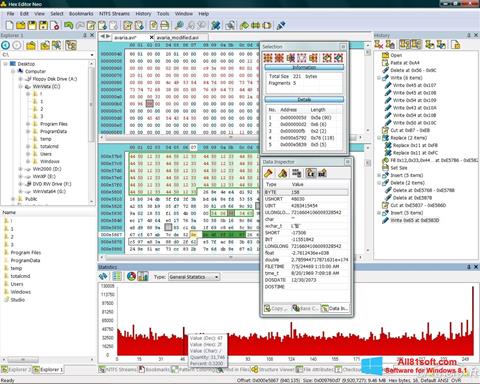 Ekrano kopija Hex Editor Neo Windows 8.1