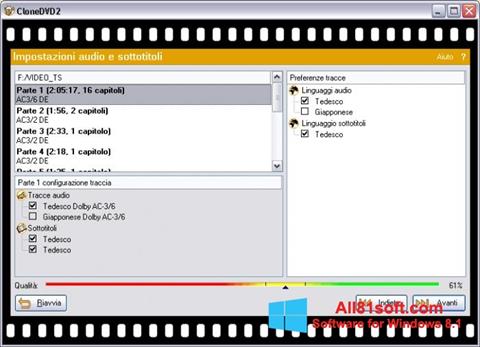 Ekrano kopija CloneDVD Windows 8.1