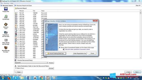 Ekrano kopija BadCopy Pro Windows 8.1