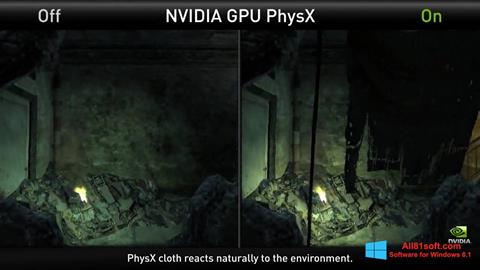 Ekrano kopija NVIDIA PhysX Windows 8.1