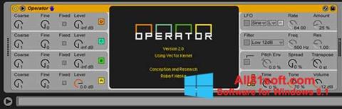 Ekrano kopija OperaTor Windows 8.1