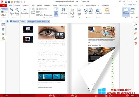 Ekrano kopija Soda PDF Windows 8.1