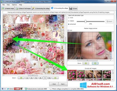 Ekrano kopija Photo Collage Maker Windows 8.1