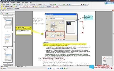 Ekrano kopija PDF-XChange Editor Windows 8.1