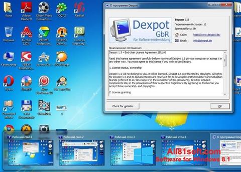 Ekrano kopija Dexpot Windows 8.1