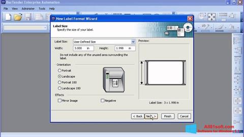 Ekrano kopija BarTender Windows 8.1