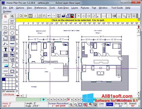 Ekrano kopija Home Plan Pro Windows 8.1