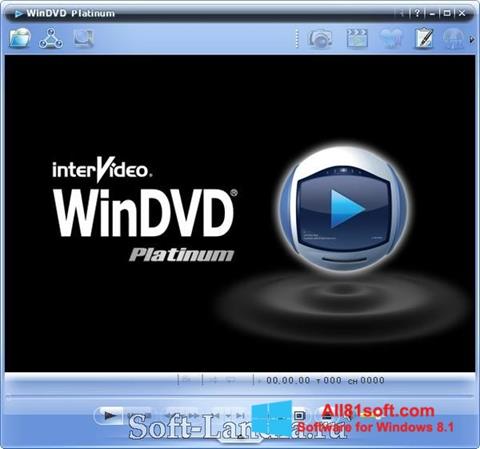Ekrano kopija WinDVD Windows 8.1