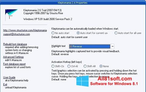 Ekrano kopija Kleptomania Windows 8.1