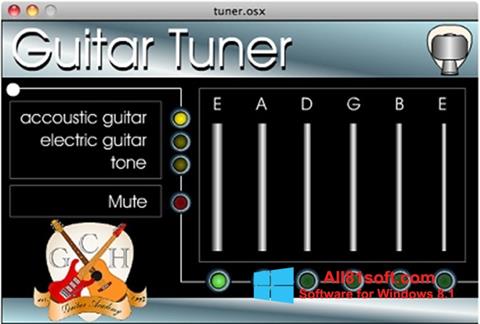 Ekrano kopija Guitar Tuner Windows 8.1