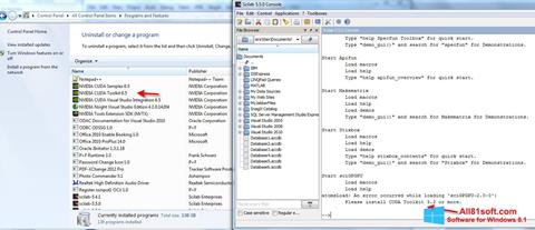 Ekrano kopija Scilab Windows 8.1
