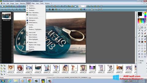 Ekrano kopija PhotoFiltre Studio X Windows 8.1