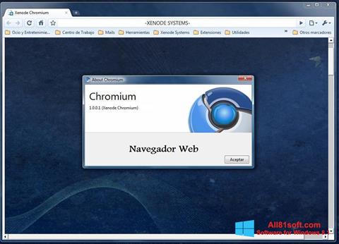 Ekrano kopija Chromium Windows 8.1