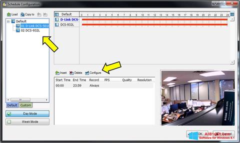 Ekrano kopija D-ViewCam Windows 8.1