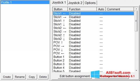 Ekrano kopija JoyToKey Windows 8.1