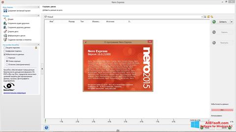 Ekrano kopija Nero Express Windows 8.1