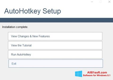 Ekrano kopija AutoHotkey Windows 8.1