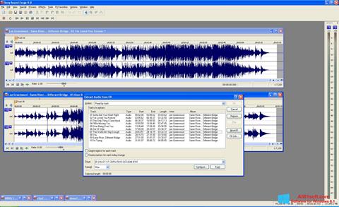 Ekrano kopija Sound Forge Windows 8.1
